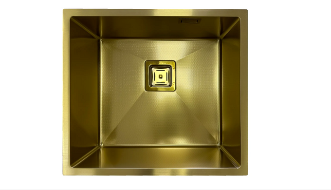 Мийка на кухню Fabiano Quadro 49 Celldecor Nano Gold