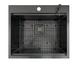 Мойка на кухню Fabiano TOP Center 57 Celldecor Nano Graphite - 6