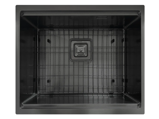 Мойка на кухню под столешницу Fabiano Quadro Center 54 Celldecor Nano Graphite