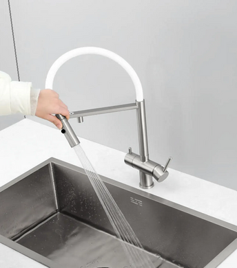 Змішувач на кухню Fabiano FKM 3130 Inox White