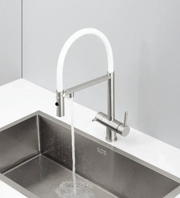 Змішувач на кухню Fabiano FKM 3130 Inox White