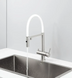 Змішувач на кухню Fabiano FKM 3130 Inox White - 11