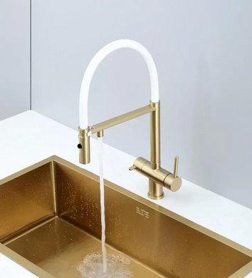 Смеситель для кухни Fabiano FKM 3130 Light Gold