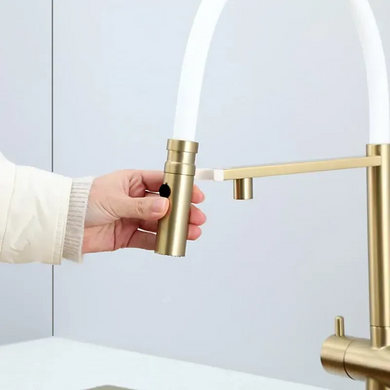 Смеситель для кухни Fabiano FKM 3130 Light Gold