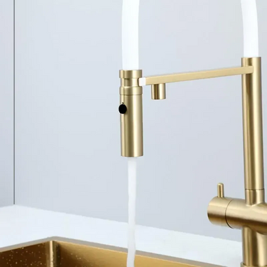 Смеситель для кухни Fabiano FKM 3130 Light Gold