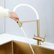 Смеситель для кухни Fabiano FKM 3130 Light Gold - 8