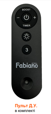 Витяжка кухонна Fabiano Qubo 45 Black Glass