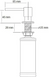 Дозатор для мила Fabiano FAS-D 41 Inox - 4