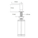 Дозатор для мила Fabiano FAS-D 42 Inox - 2