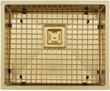 Мойка на кухню под столешницу Fabiano Quadro 53 Celldecor Nano Gold