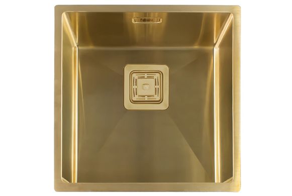 Нержавіюча мийка Fabiano Quadro 49 Nano Gold