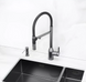 Смеситель для кухни Fabiano FKM 3129 Black Steel - 8