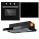 Вытяжка "Neoslim 60 Black Glass" у подарунок Комплект 1