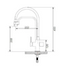 Змішувач на кухню Fabiano FKM 3111 Alpine White 02 - 2