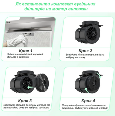 Комплект вугільних фільтрів Smart 60 Lux / Adria-N / Qubo / Luna _ W07010118