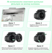 Комплект вугільних фільтрів Smart 60 Lux / Adria-N / Qubo / Luna _ W07010118 - 3